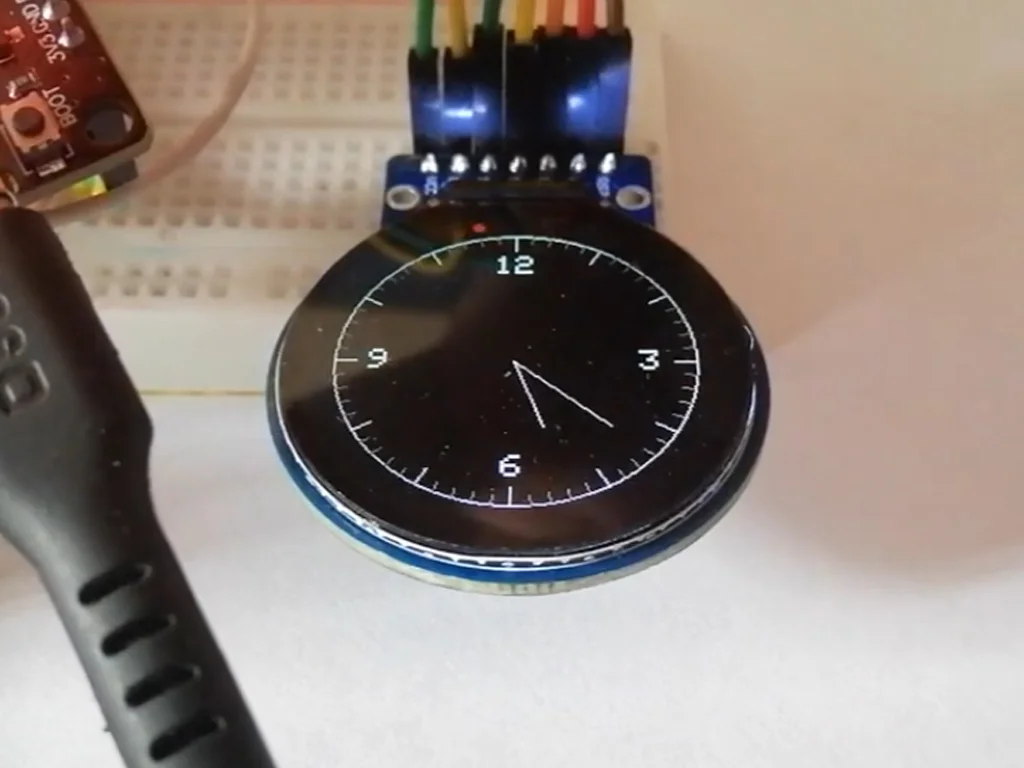 Підключення GC9A01 до ESP32-S3 — робоче налаштування TFT_eSPI та годинник по Wi-Fi