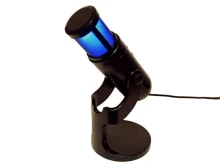 Ігровий мікрофон для ПК з RGB-підсвіткою — USB-мікрофон для стримів і запису, чорний XTRIKE ME XMC-03