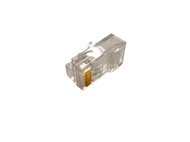 Коннектор RJ45 100 шт — для обжима витой пары, Ethernet, Cat5/Cat6