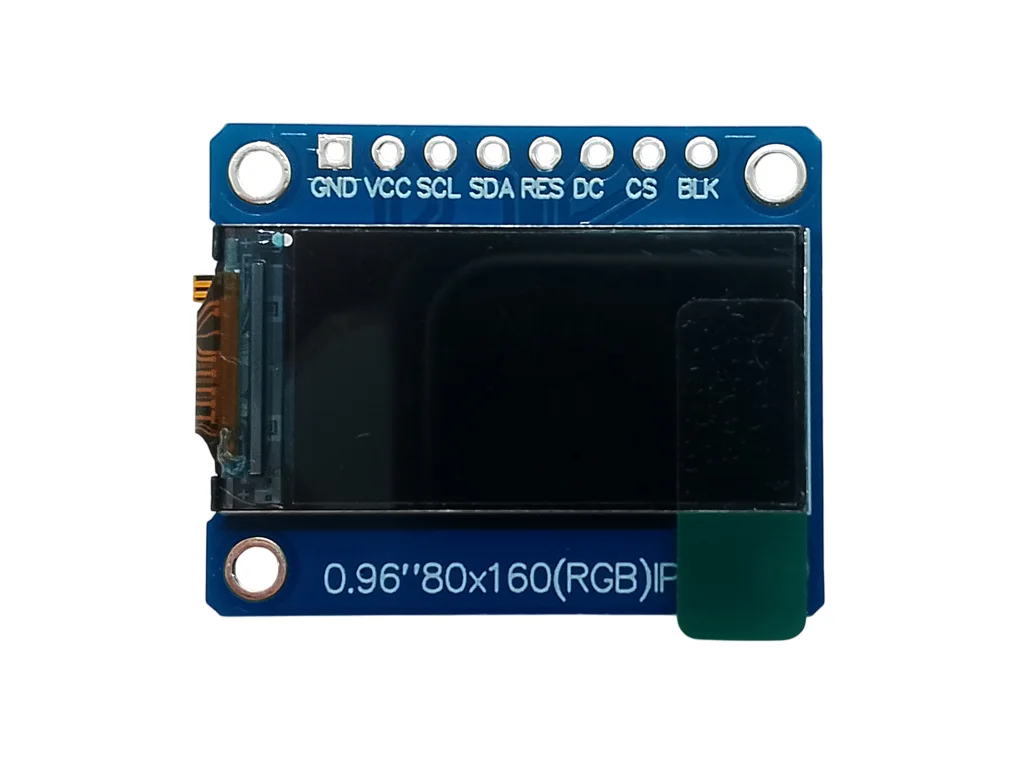 TFT дисплей 0.96" 80×160 (IPS, SPI)