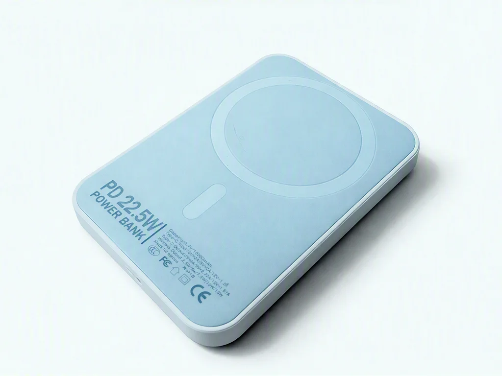 Магнитный Power Bank MagSafe 10000 мАч с беспроводной зарядкой, 20W, белый