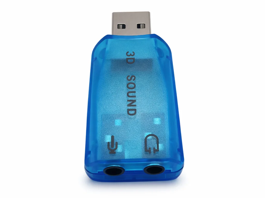 USB звукова карта 3D Sound 5.1 — зовнішній USB аудіо адаптер для ПК та ноутбука