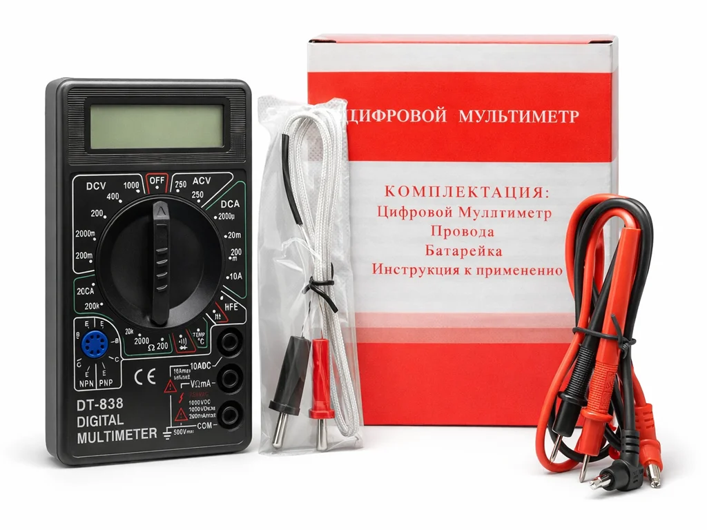 Цифровий мультиметр DT-838 зі звуковою прозвонкою